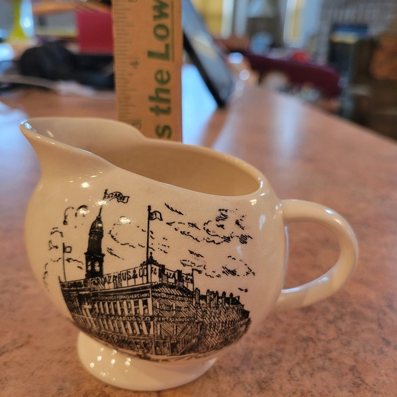 Vintage Burslem China (England) Creamer with F&R Lazarus Motif - Picture 8 of 14